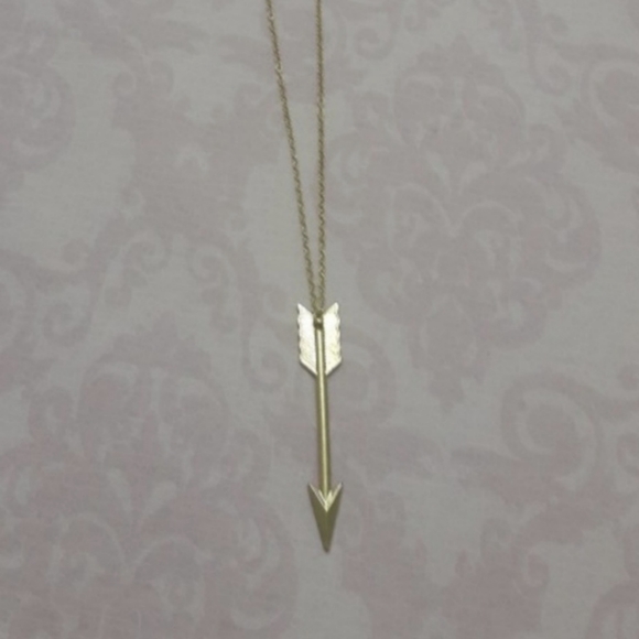 Sweater Length Arrow Necklace - Picture 4 of 4